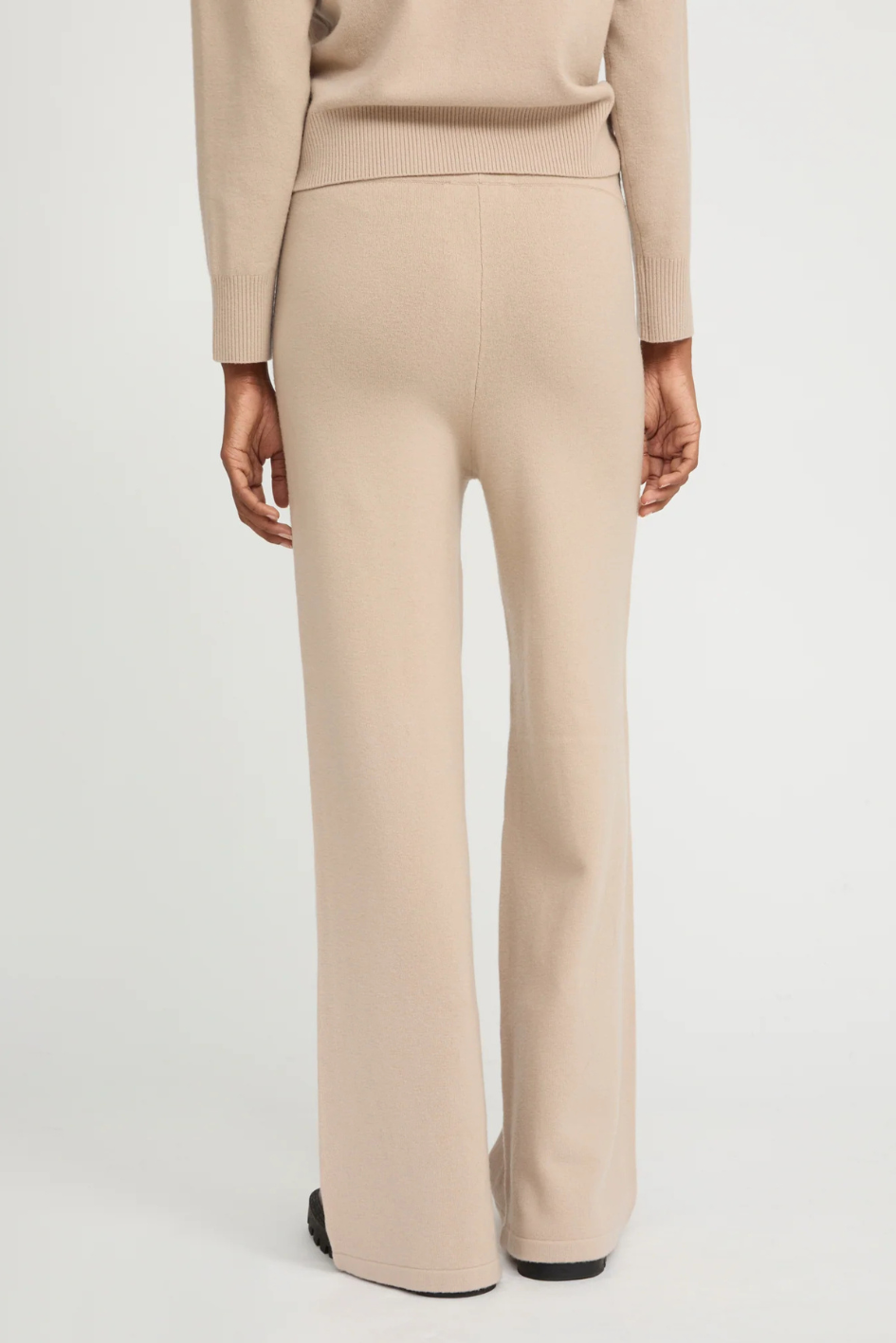 Wide Knit Merino Pants