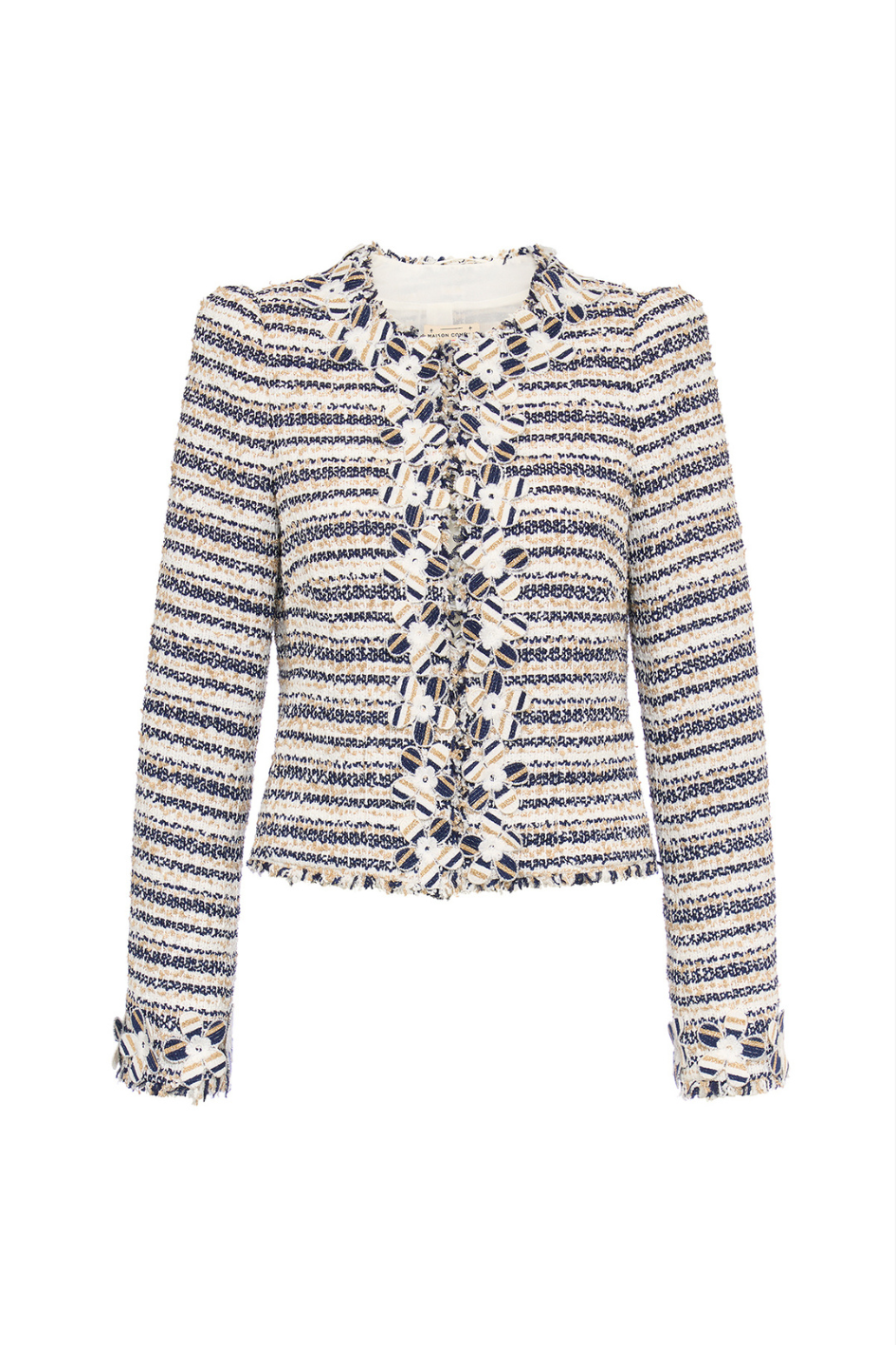 Jacket Marine Gold Flower