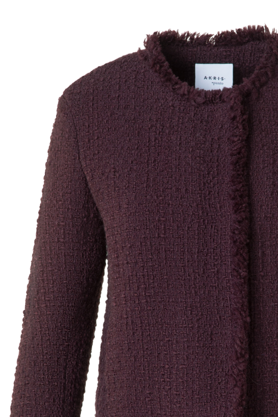 Jacket in Wool-Blend Tweed