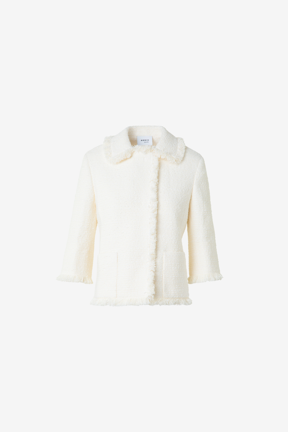 Jacket in Cotton-Blend Bouclé Tweed