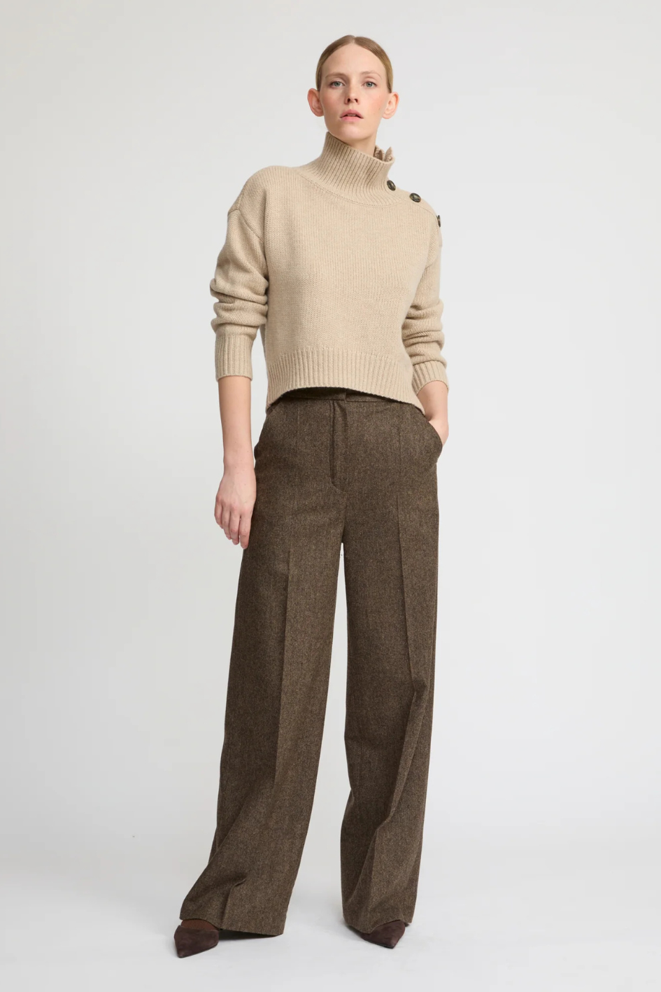 Cropped Oversize Sweater