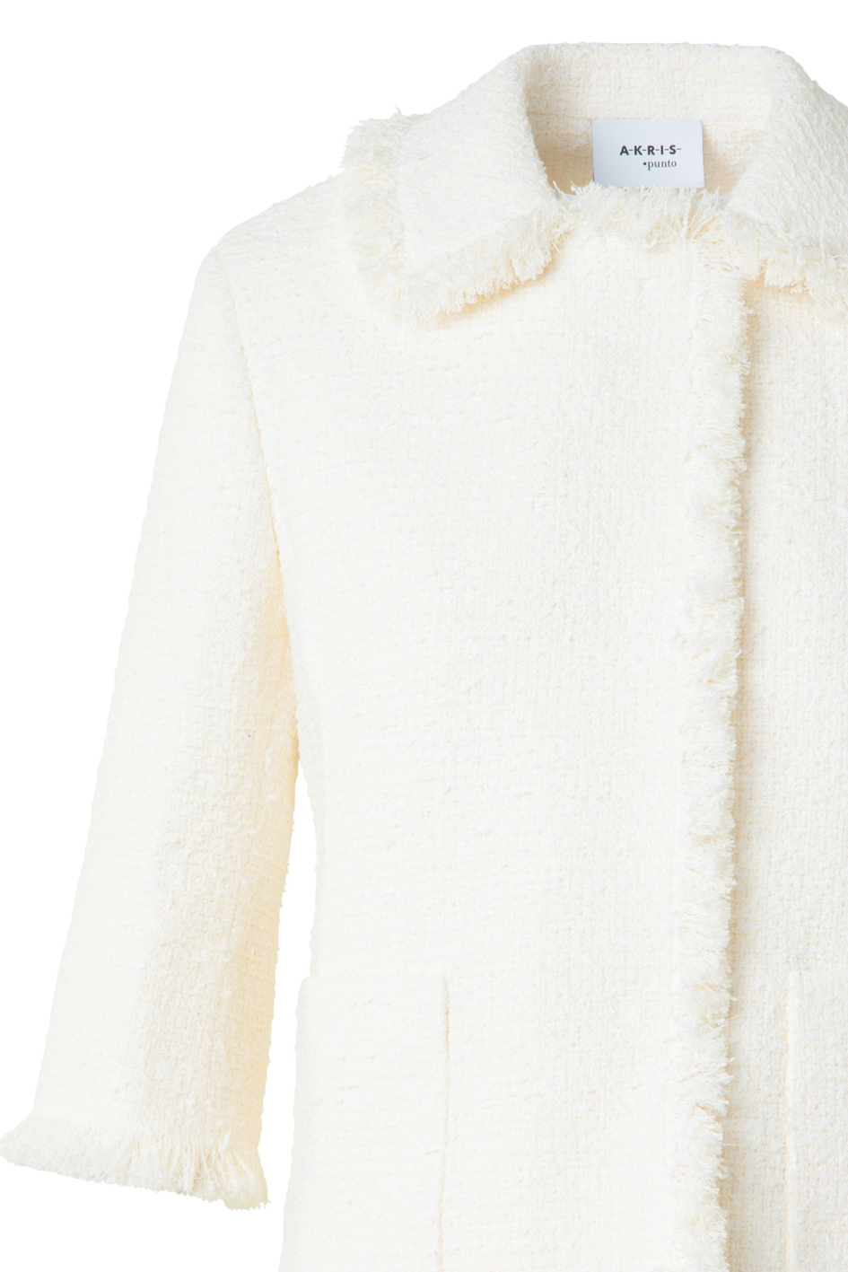 Jacket in Cotton-Blend Bouclé Tweed