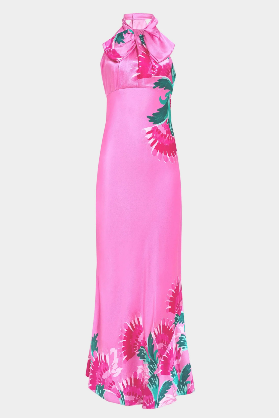 Suzette Long Dress in Phlox Feather