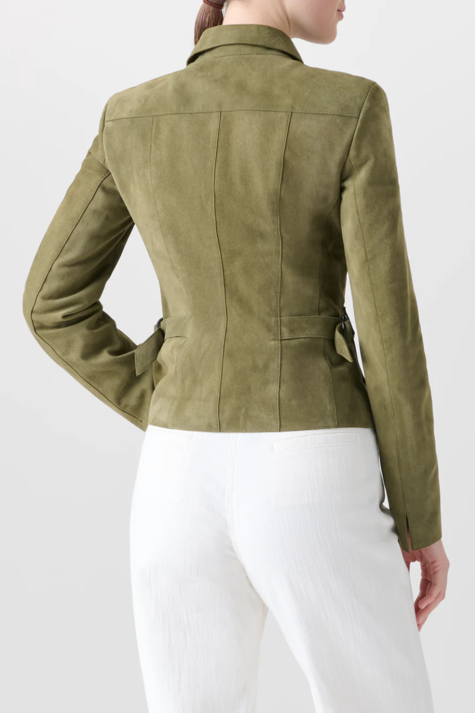 Waisted Suede Jacket
