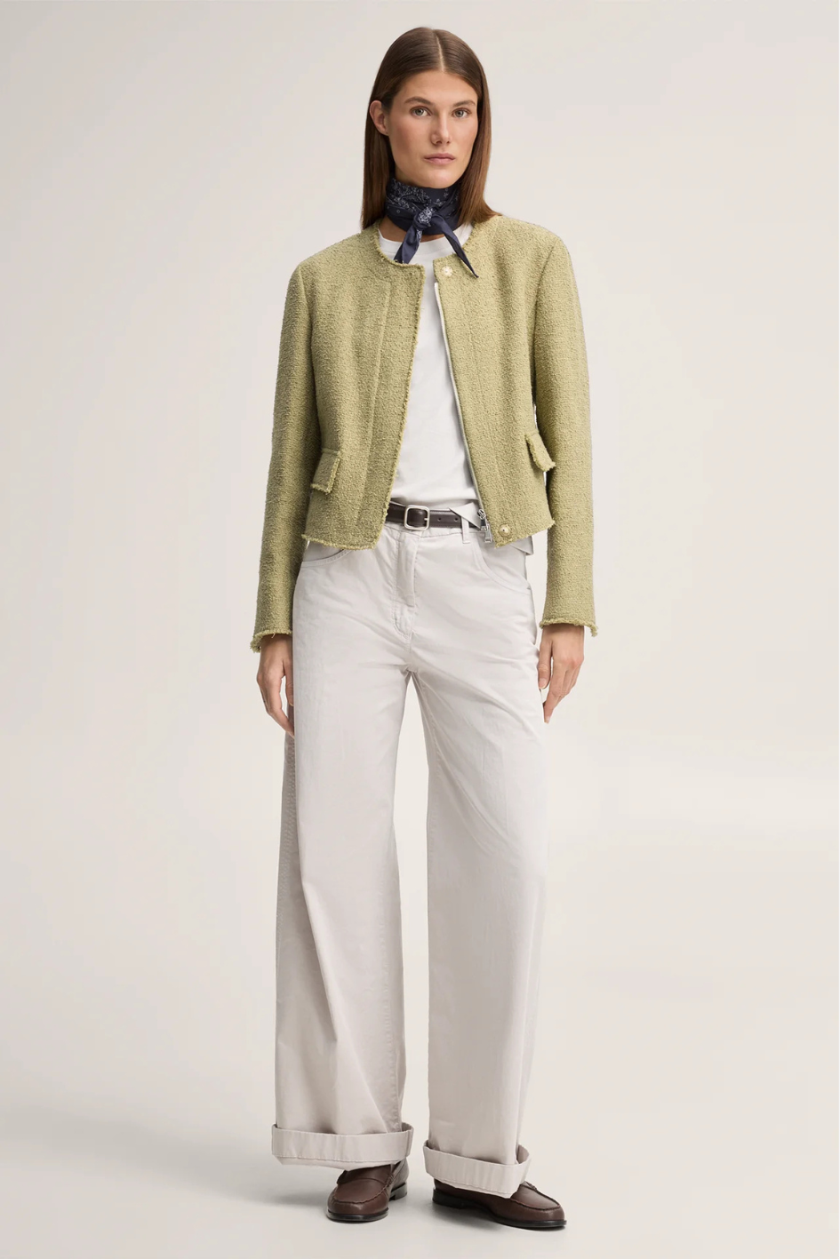 Olive Tweed Blazer