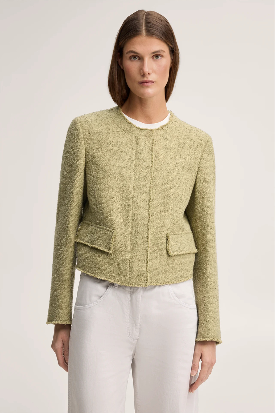 Olive Tweed Blazer