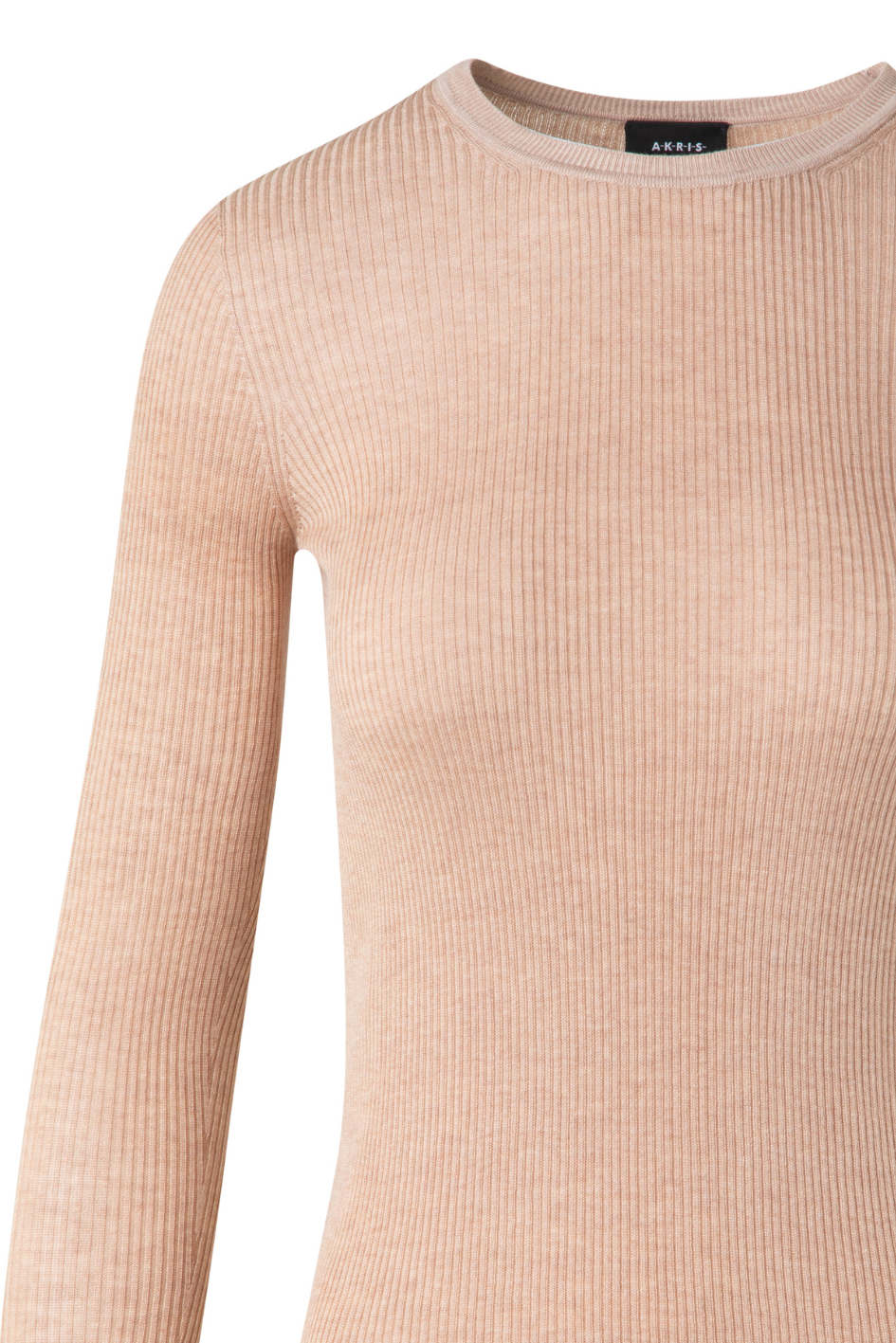 Seamless knitted Sweater made from Silk-Cotton