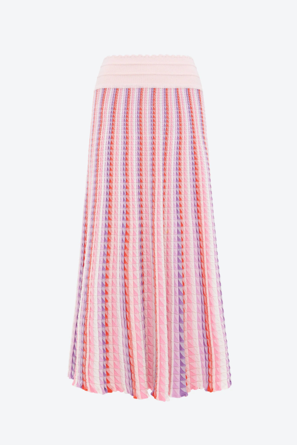 Campari Fluid Skirt in an Origami Knit