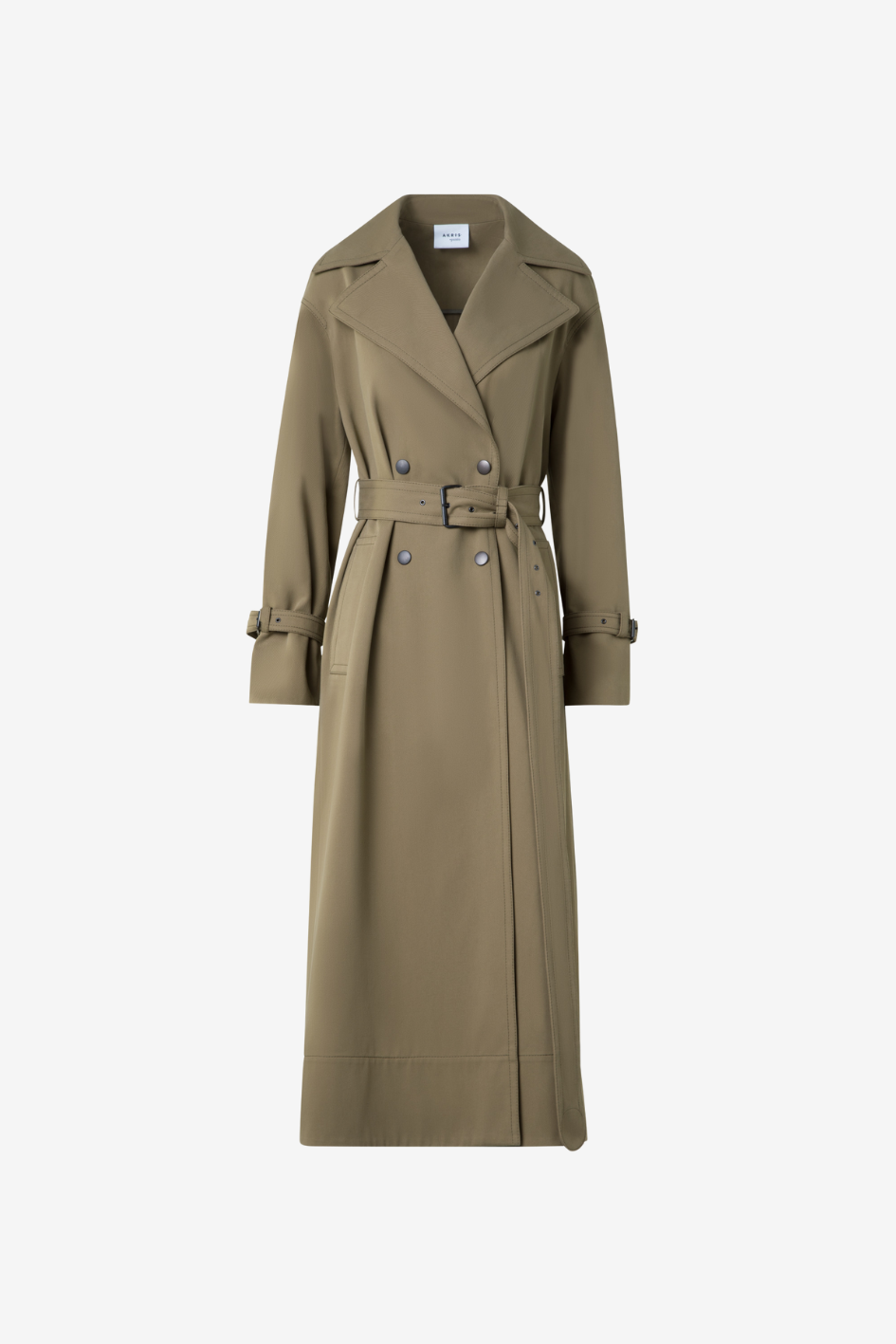 Trench Coat in Water-Repellent Cotton Gabardine