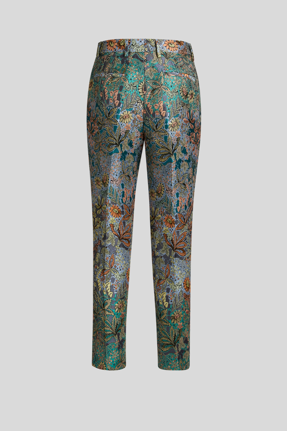 Floral Jacquard Trousers