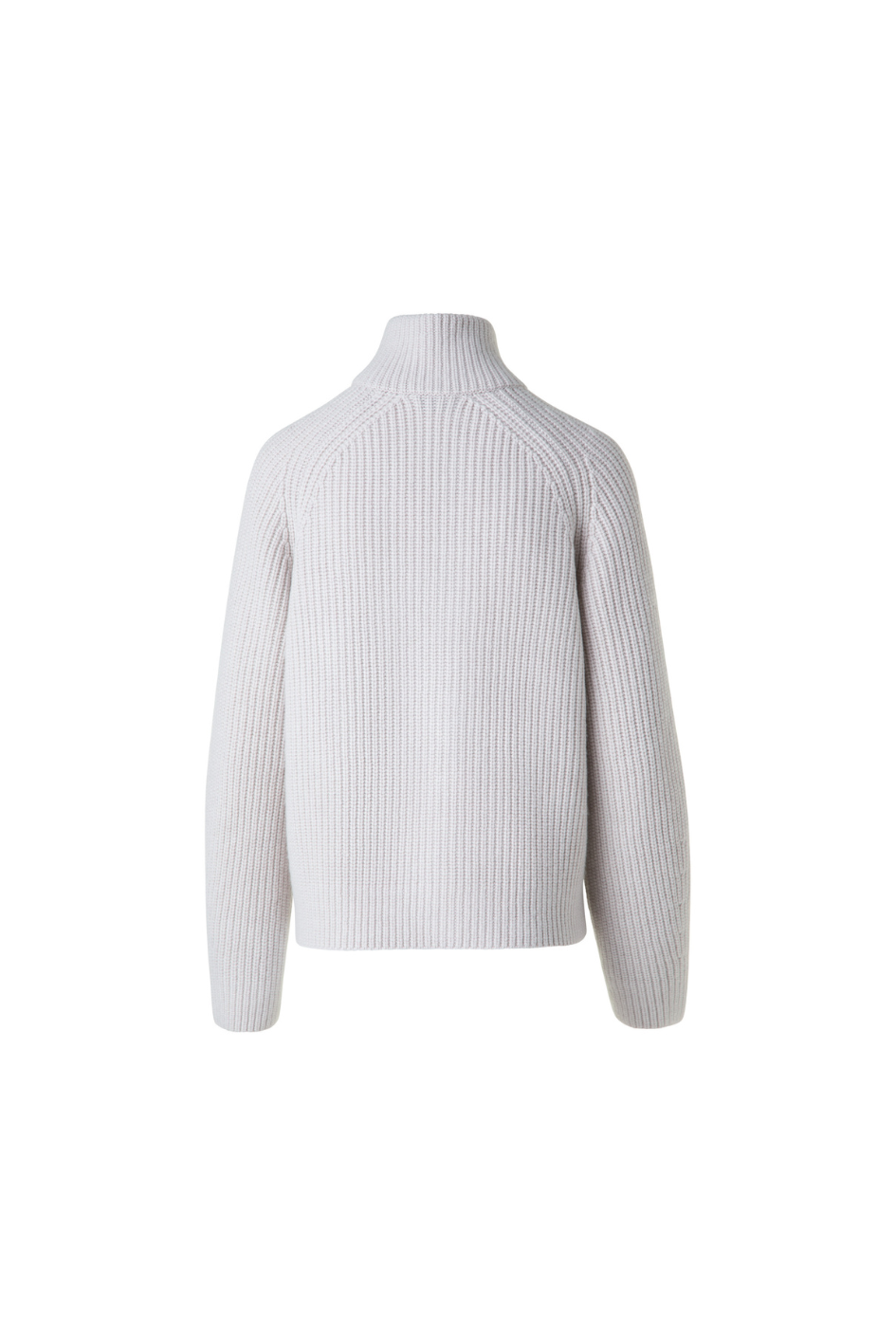Knit Cardigan in Pure Cashmere with Stand Collar