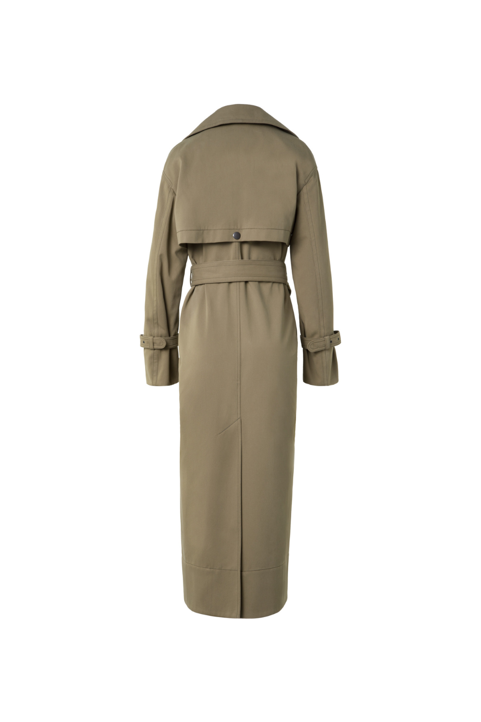 Trench Coat in Water-Repellent Cotton Gabardine