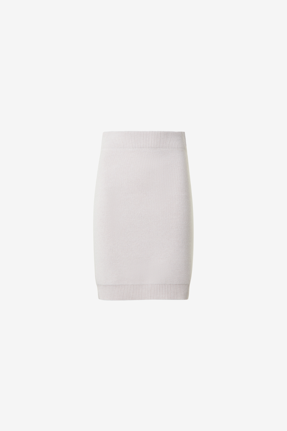 Knit Pencil Skirt in Pure Cashmere Piqué