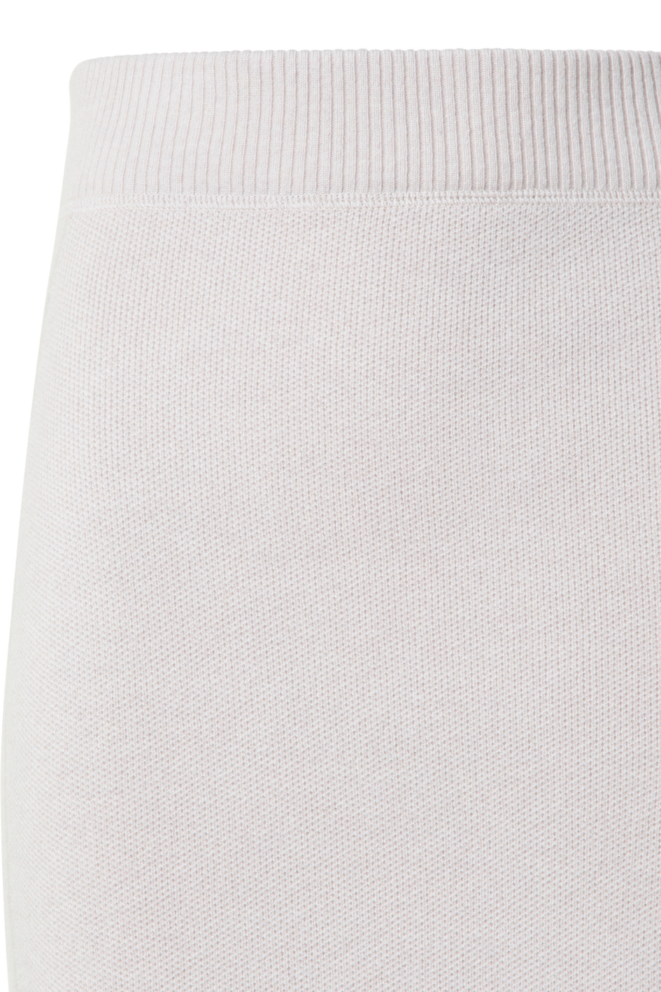 Knit Pencil Skirt in Pure Cashmere Piqué