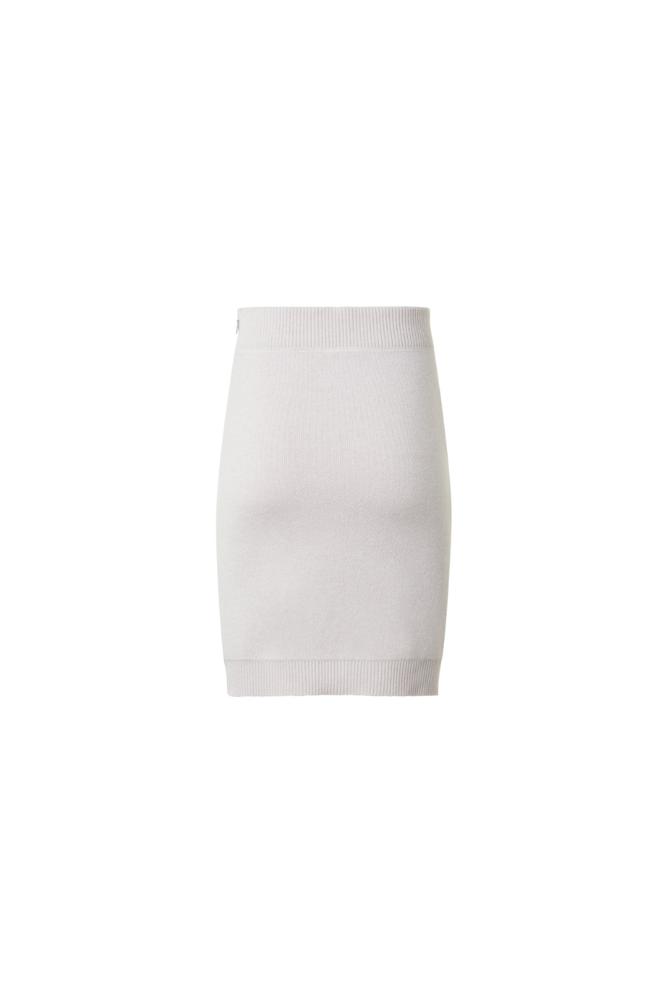 Knit Pencil Skirt in Pure Cashmere Piqué