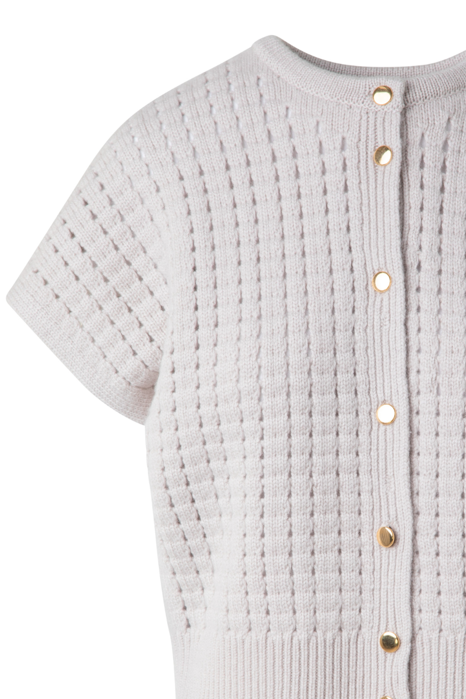 Cashmere Cardigan with short Sleeves