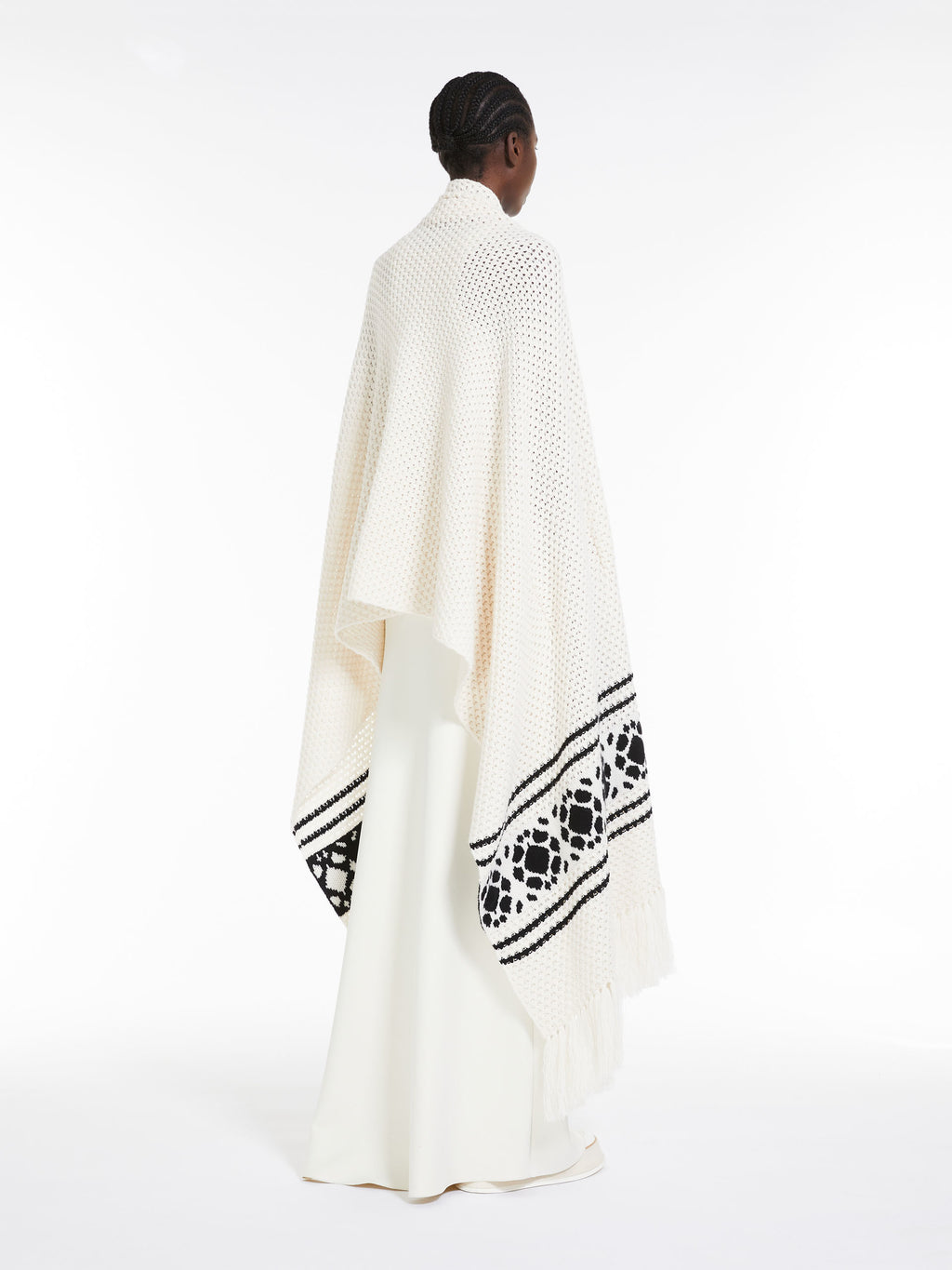 Maxi-Schal aus Wolle und Kaschmir