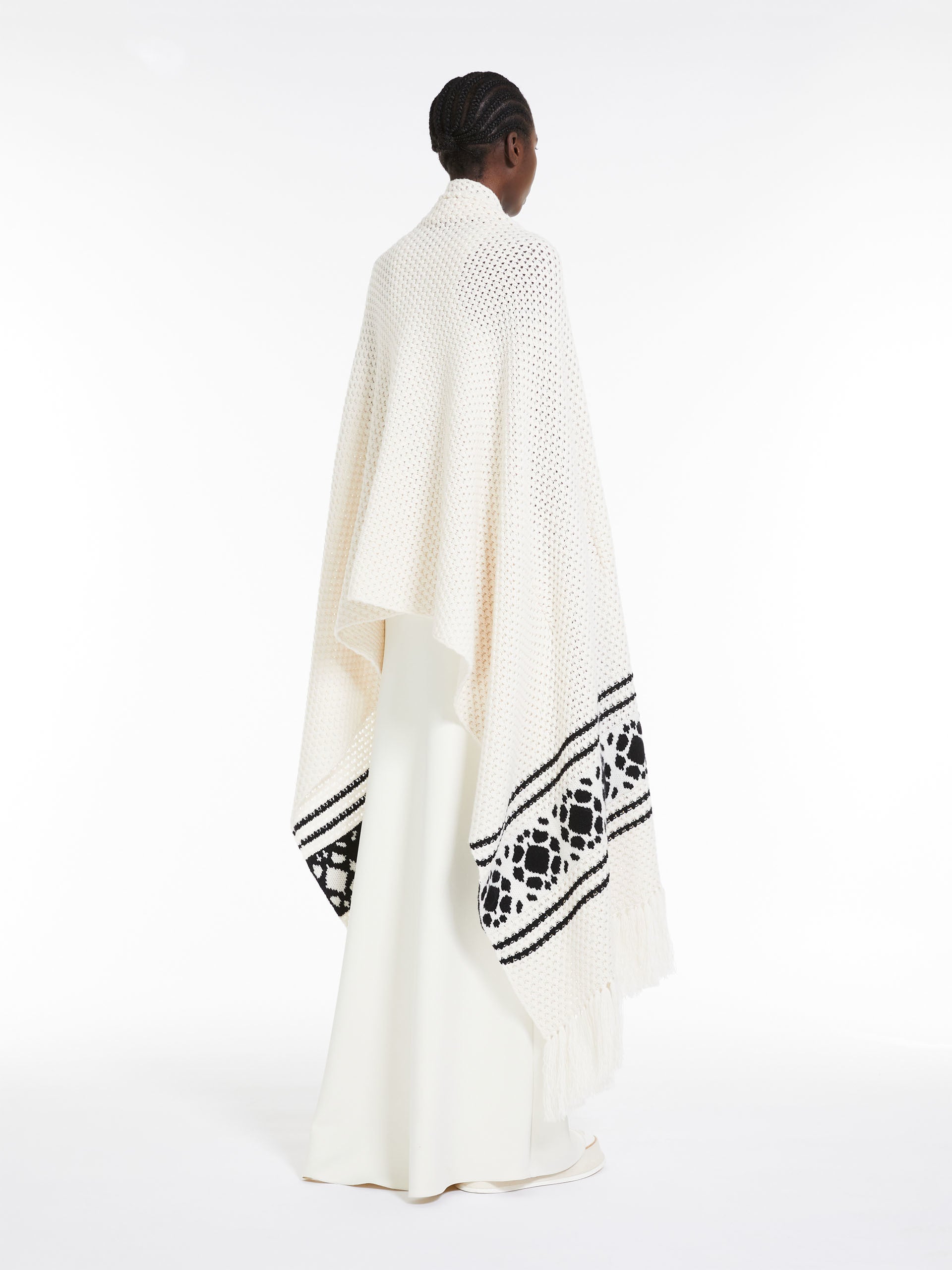 Maxi-Schal aus Wolle und Kaschmir