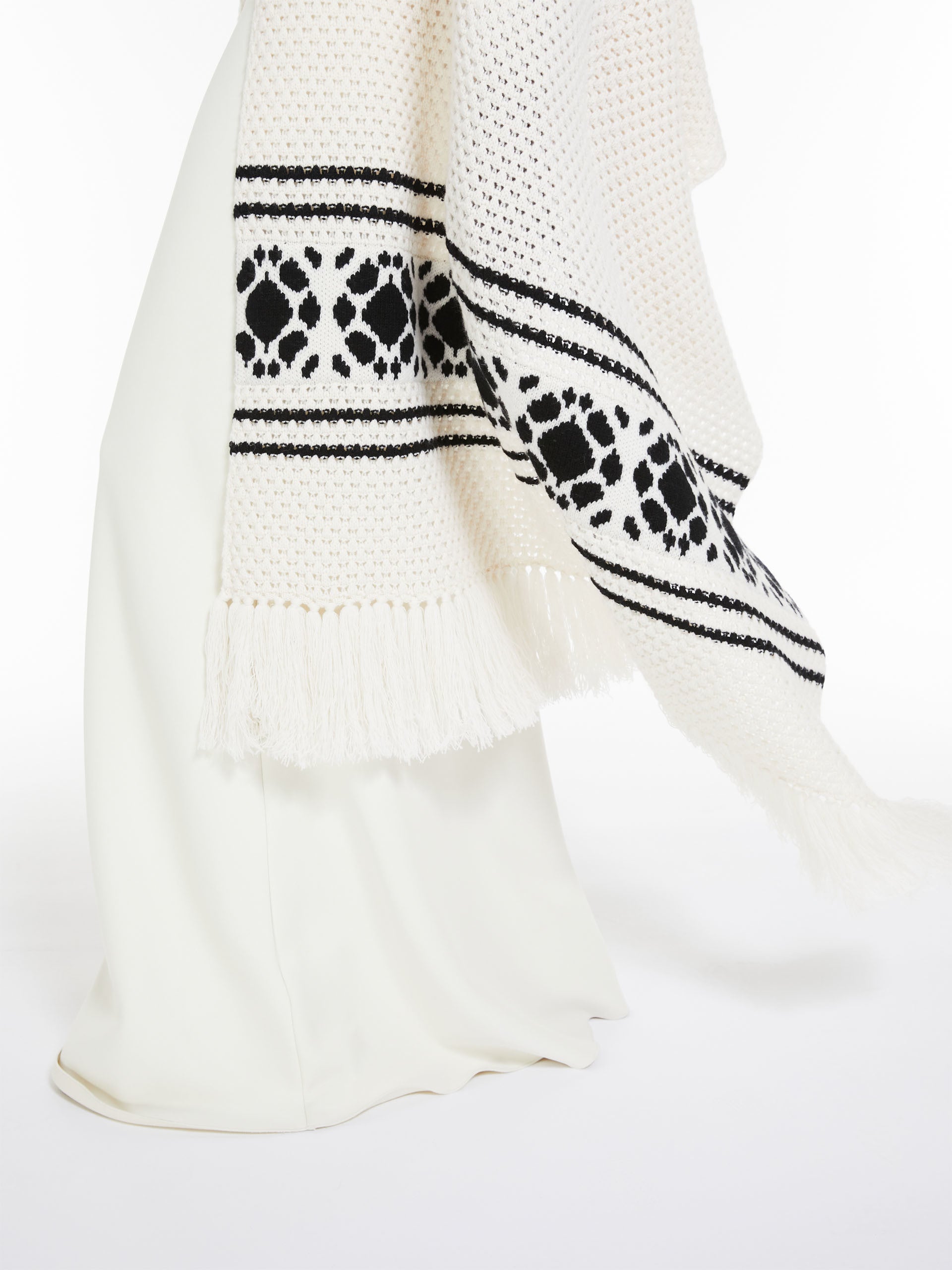 Maxi-Schal aus Wolle und Kaschmir