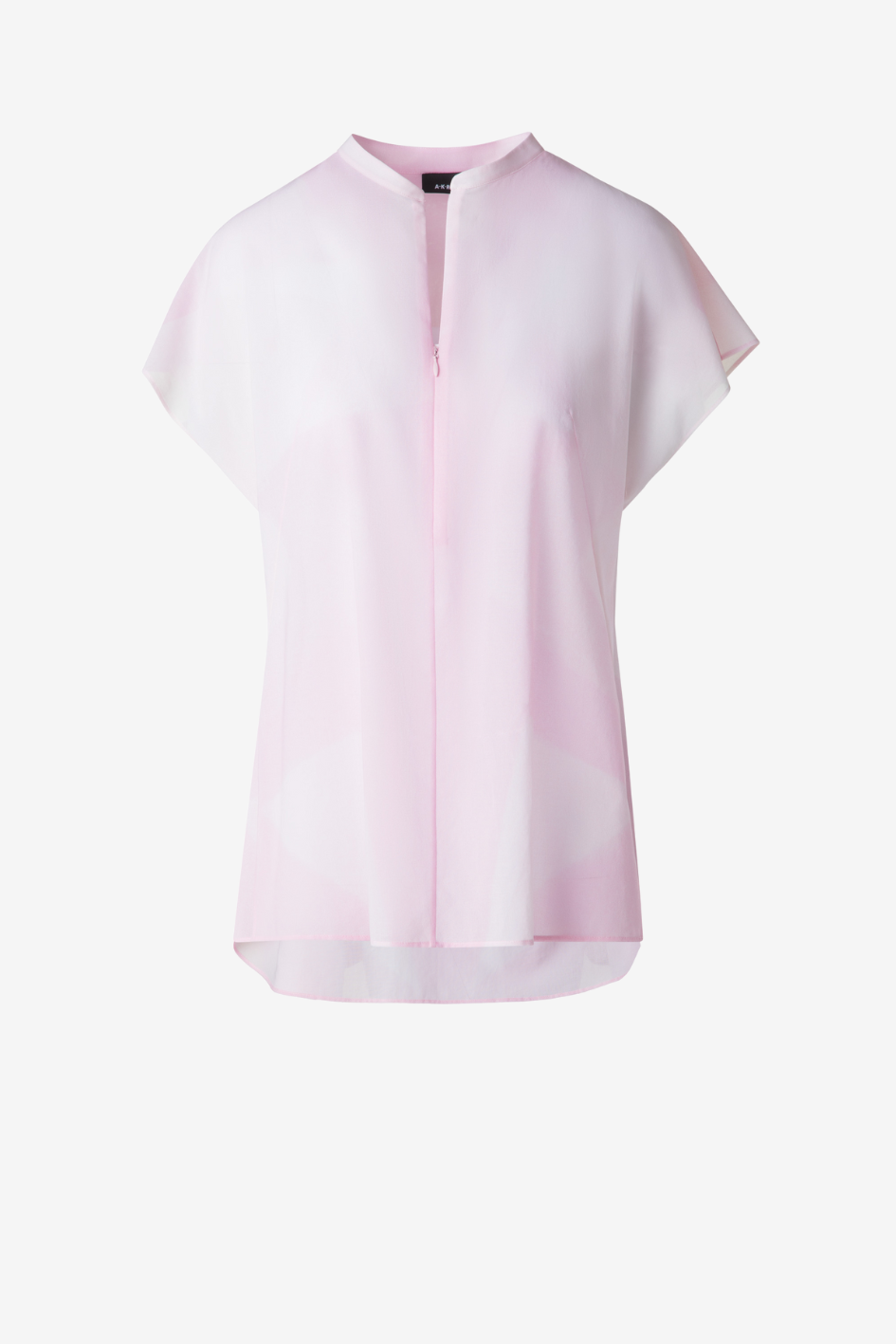 Light Pink Cap-Sleeve Blouse