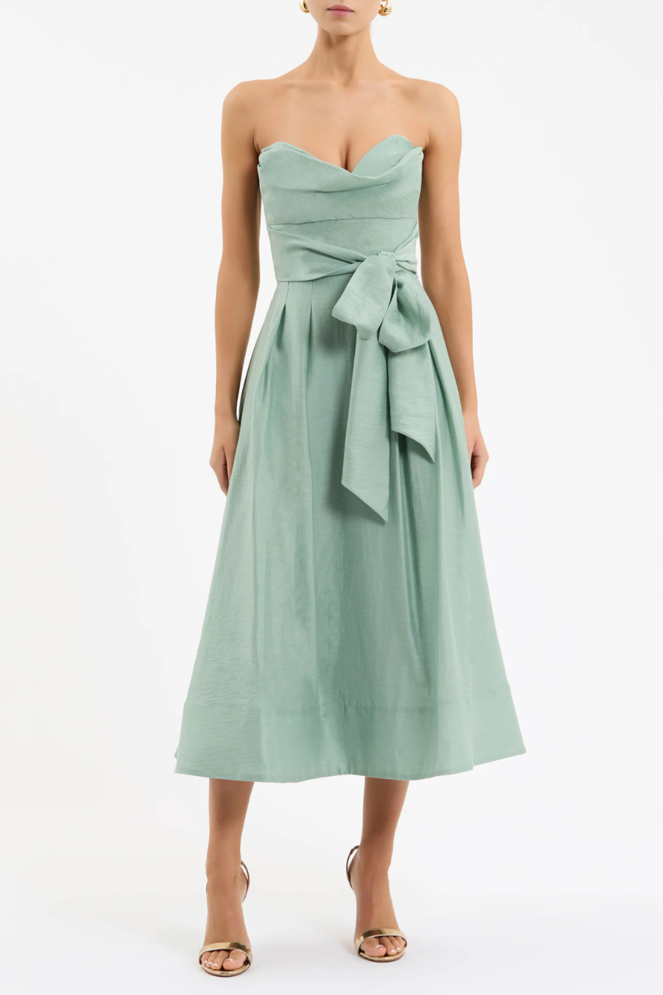 Serenity Strapless Midi Dress