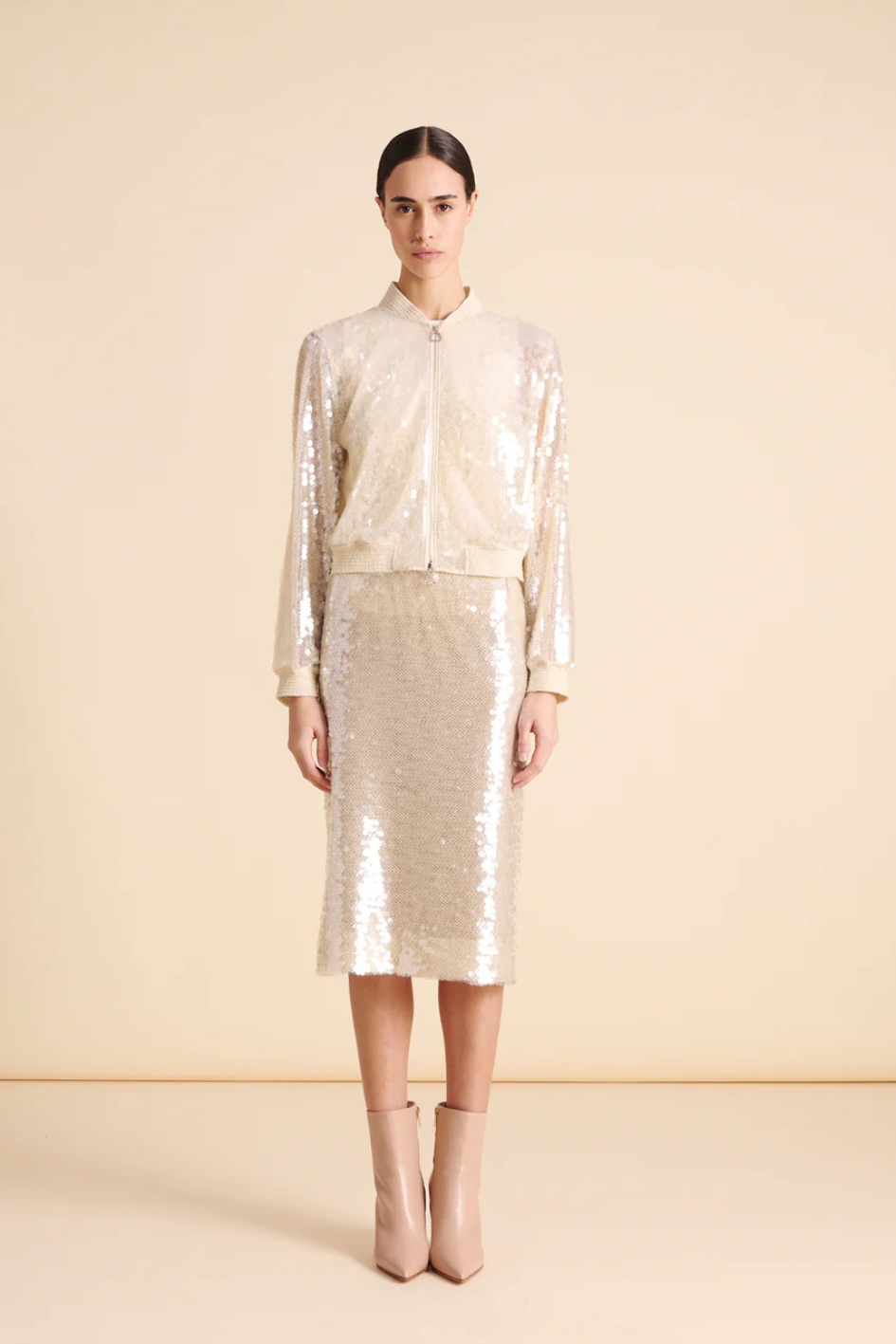 Sequin Pencil Skirt