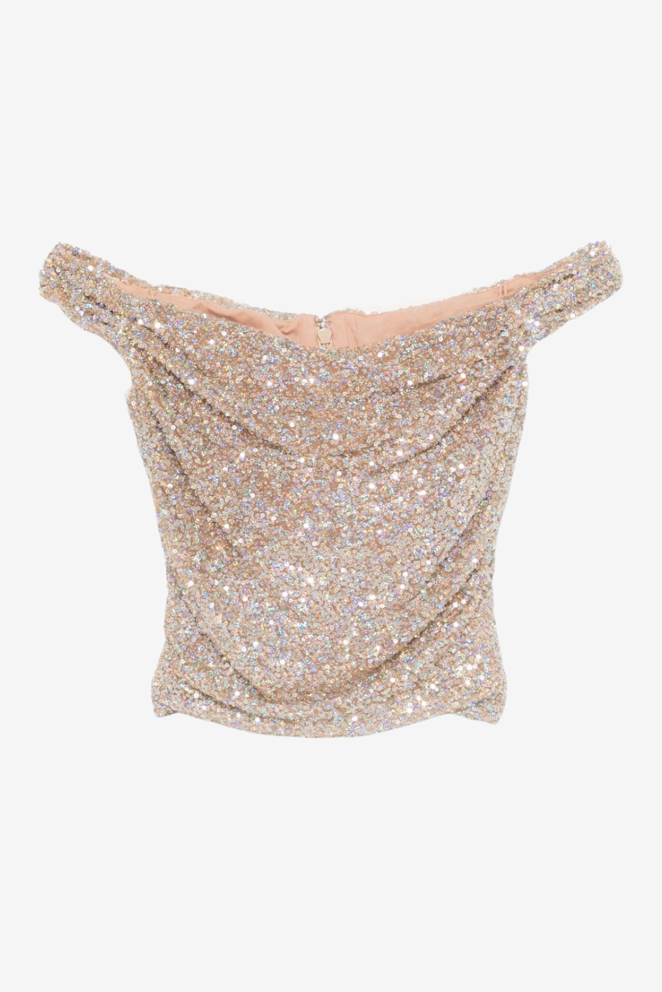 Nia Sequin Off-Shoulder Top