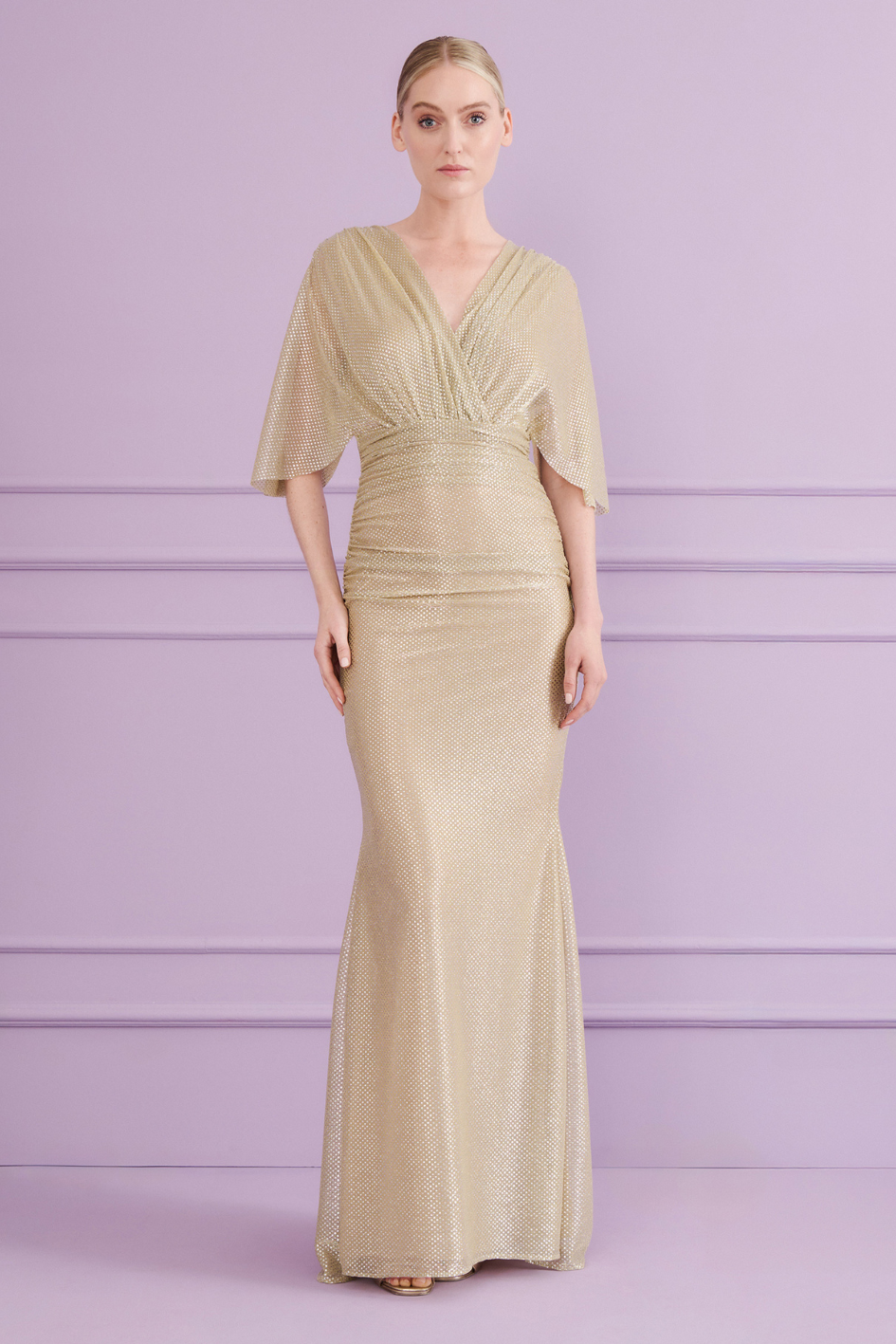 Ponzu Dress with V-Neck