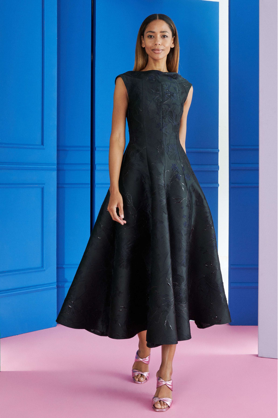 Kleid aus Twig & Bloom Jacquard