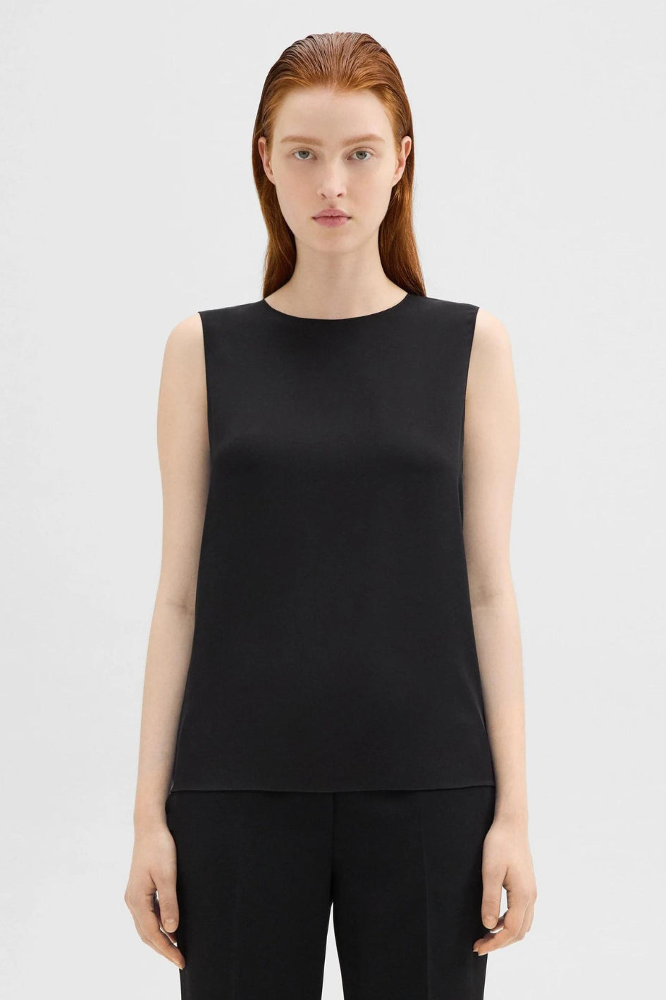 Shell Top in Silk Georgette