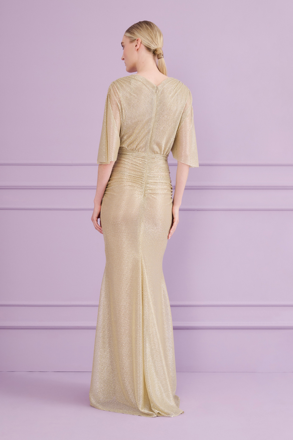 Ponzu Dress with V-Neck