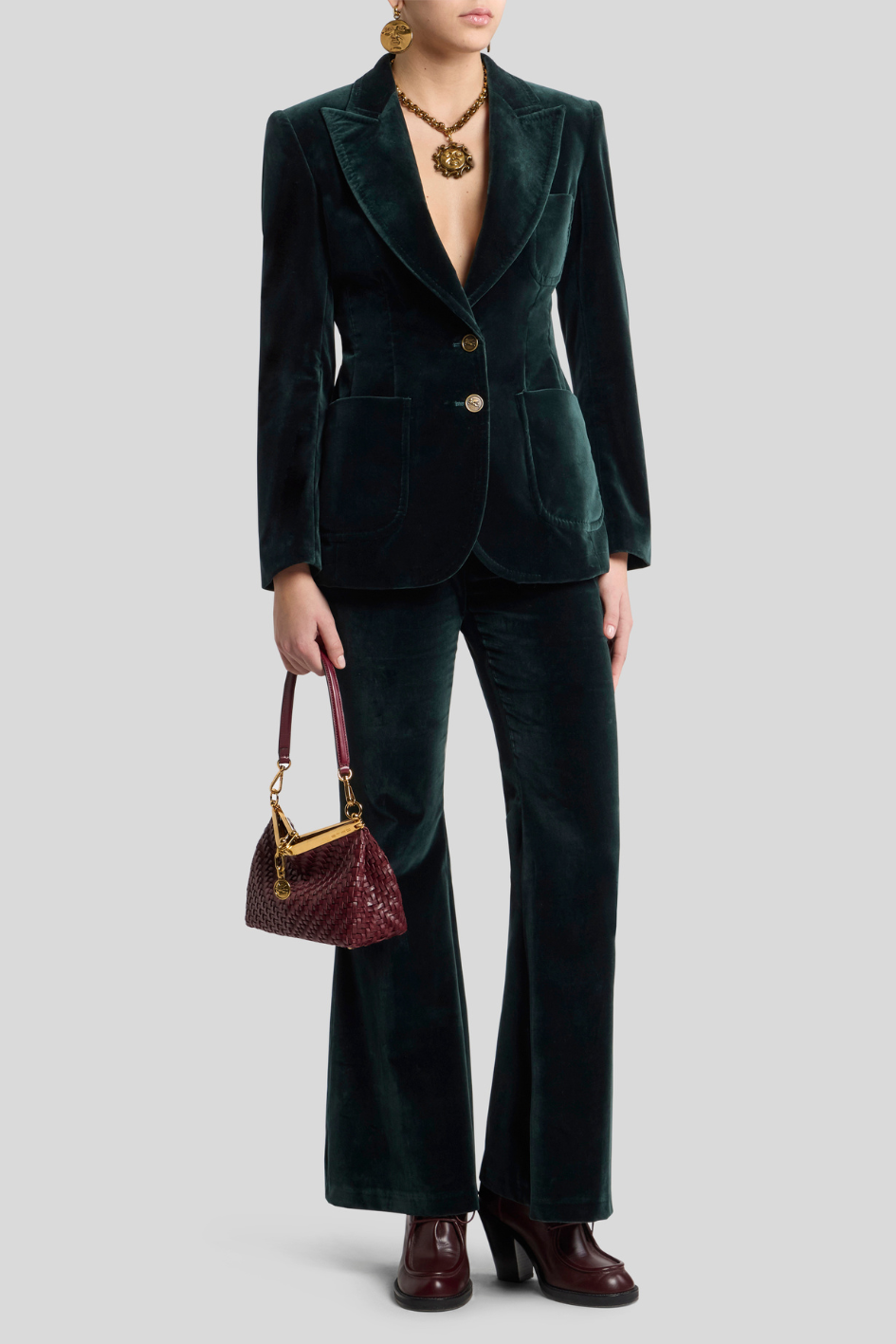 Velvet Tailored Blazer