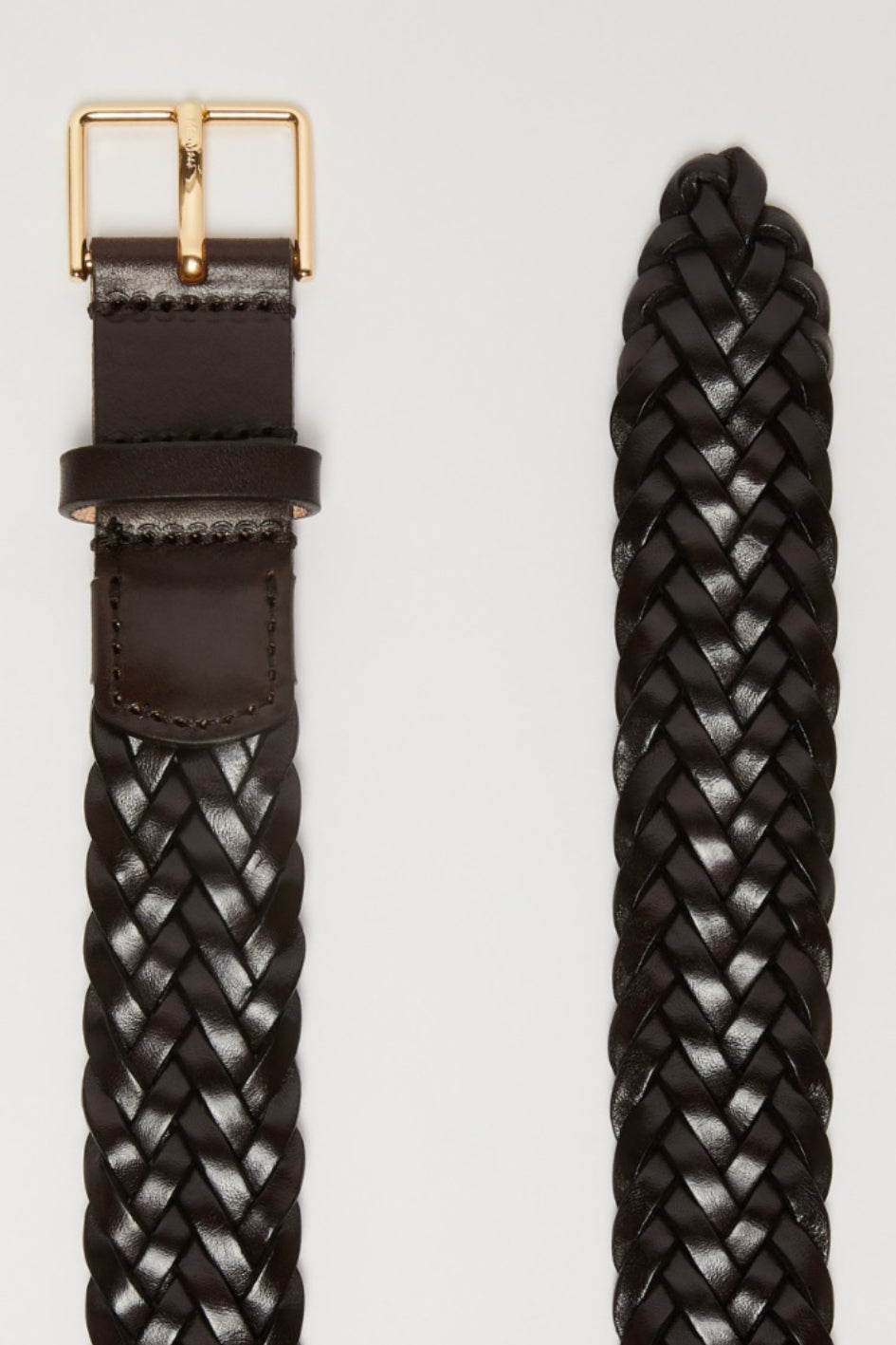 Braided Leather Belt