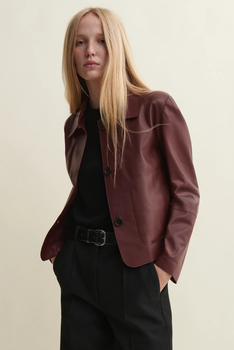Emy Lamb Butter Jacket