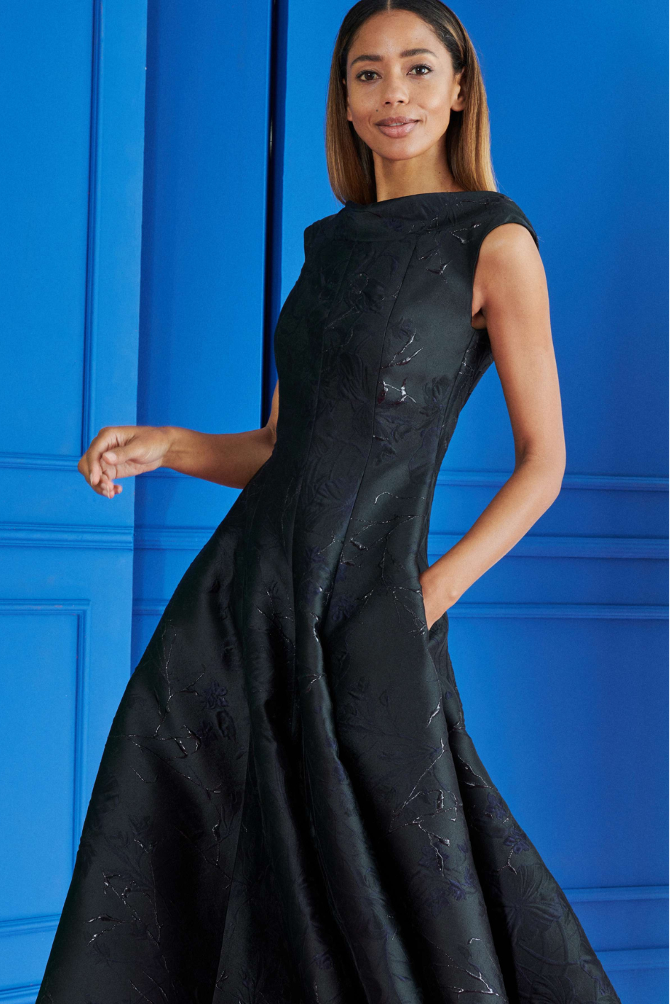 Kleid aus Twig & Bloom Jacquard