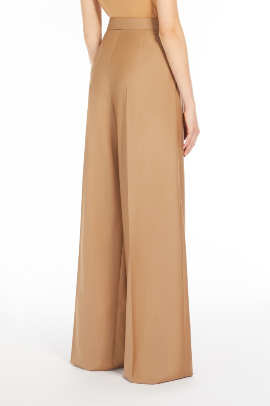 Wide Leg Wool Pants