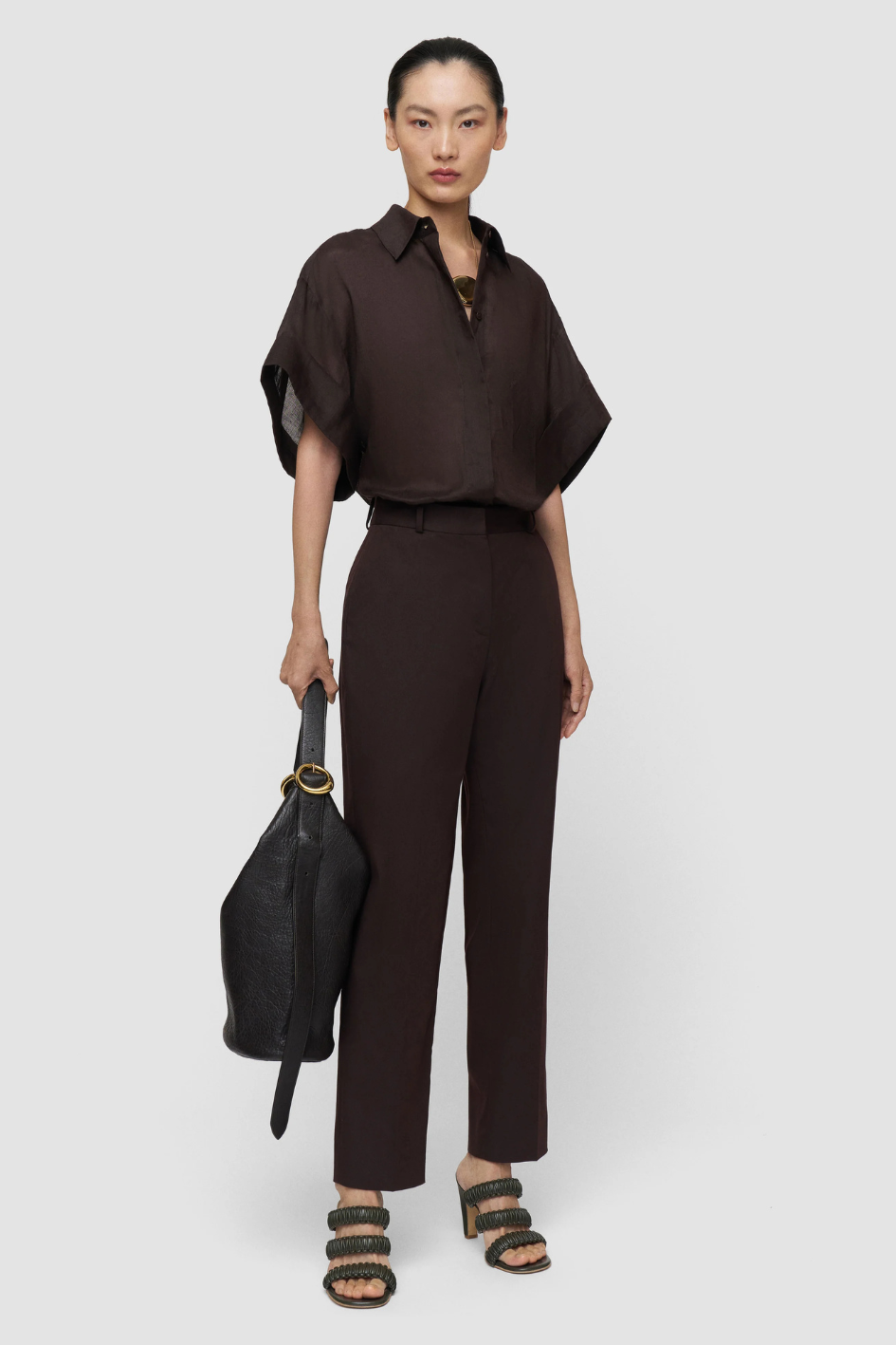 Justi Ramie Voile Shirt
