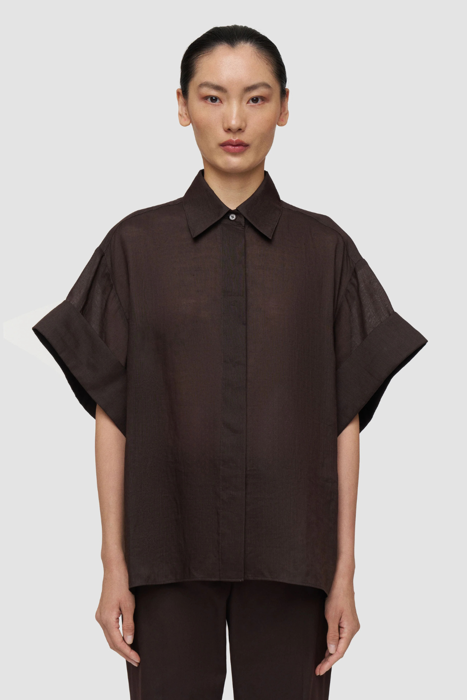 Justi Ramie Voile Shirt