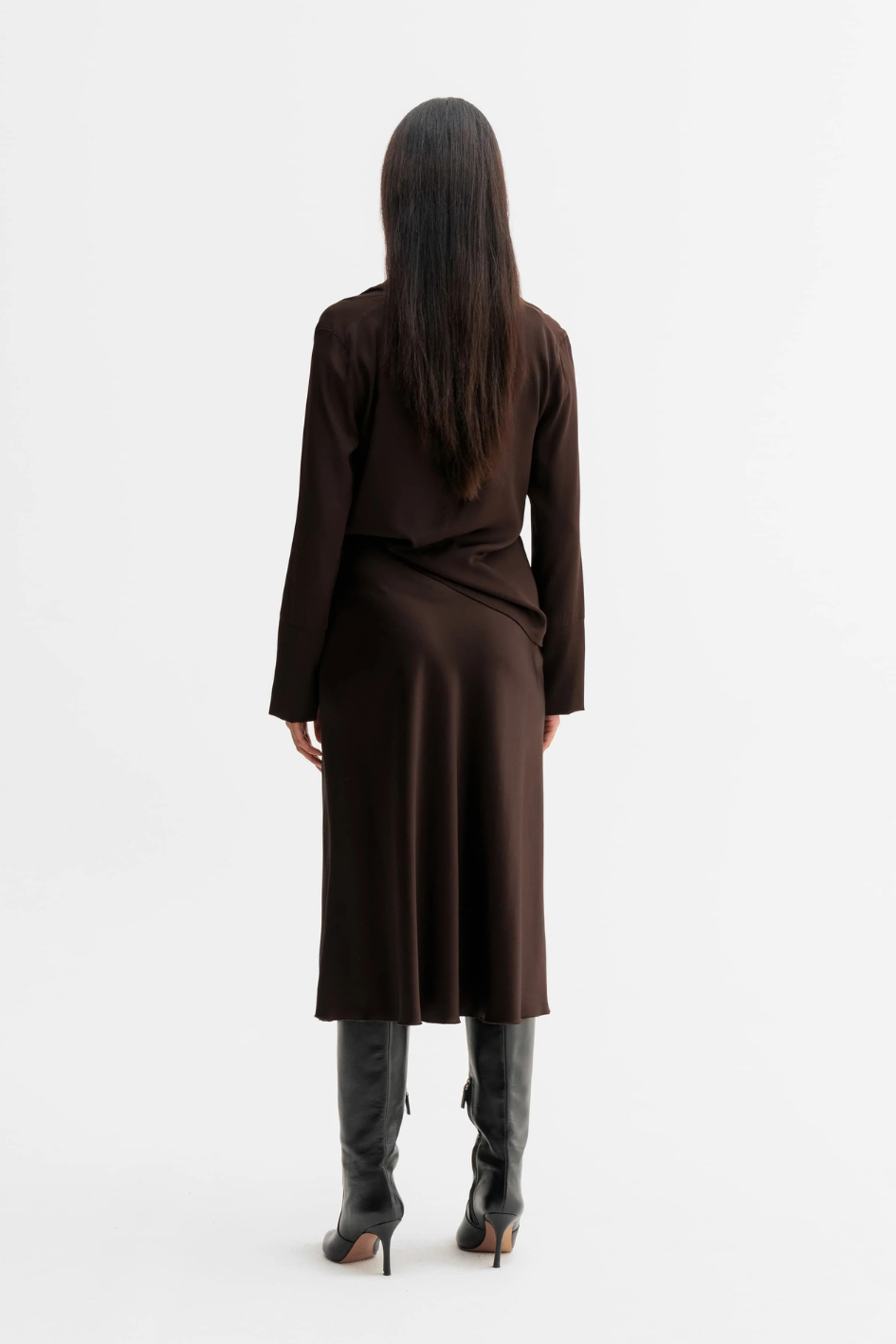 Dark Brown Hana Skirt