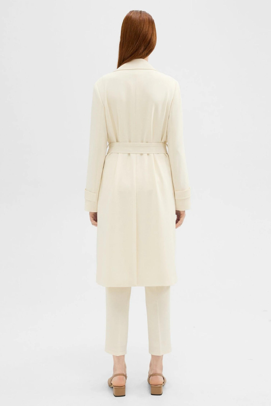 Oaklane Trench Coat in Admiral Crepe