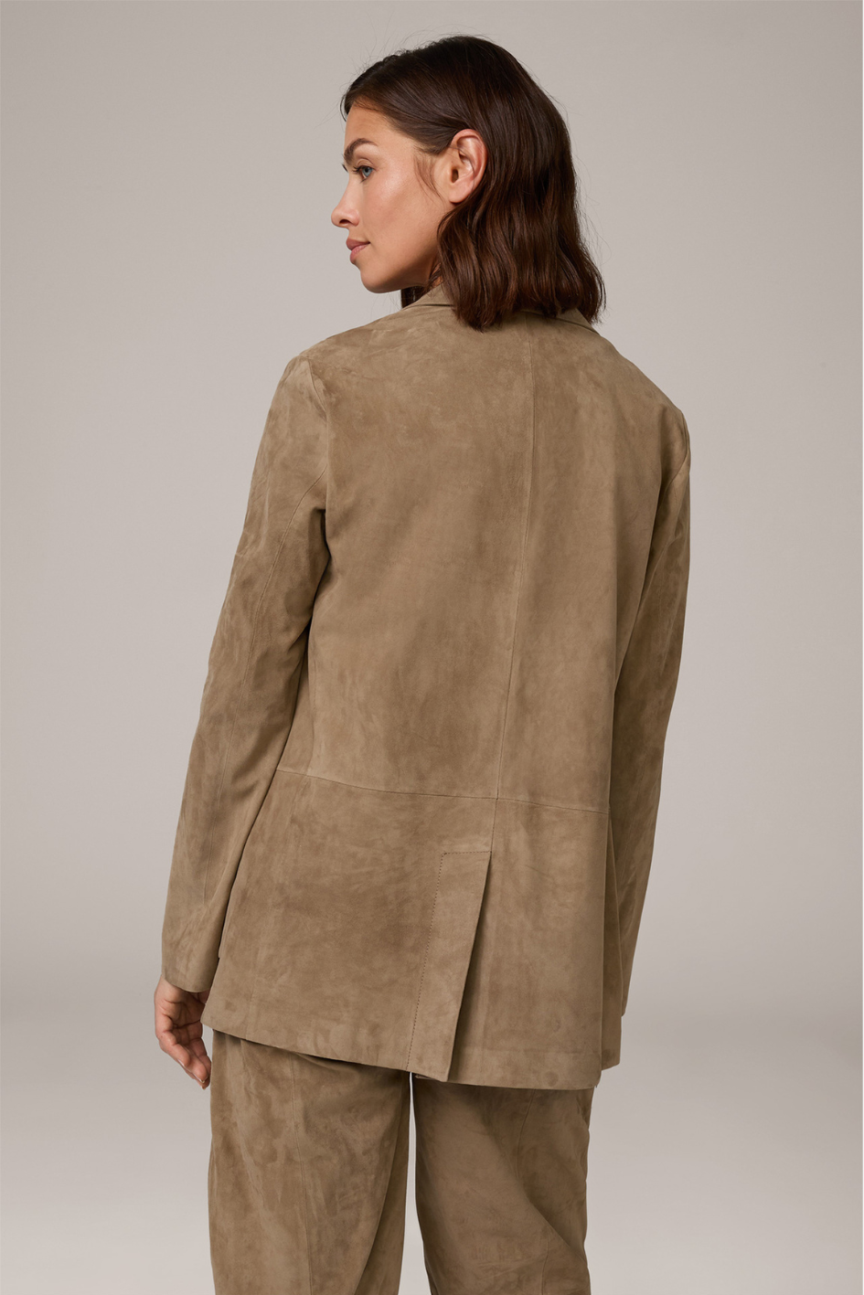 Lamb Suede Blazer