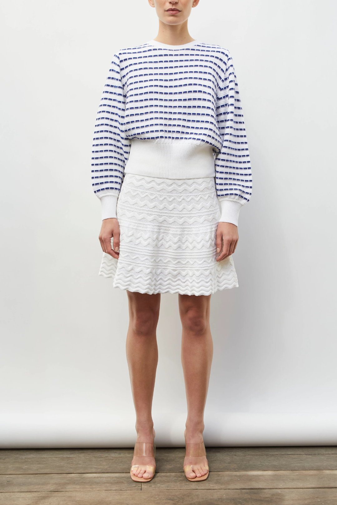 Naeva blue Stripe Sweater