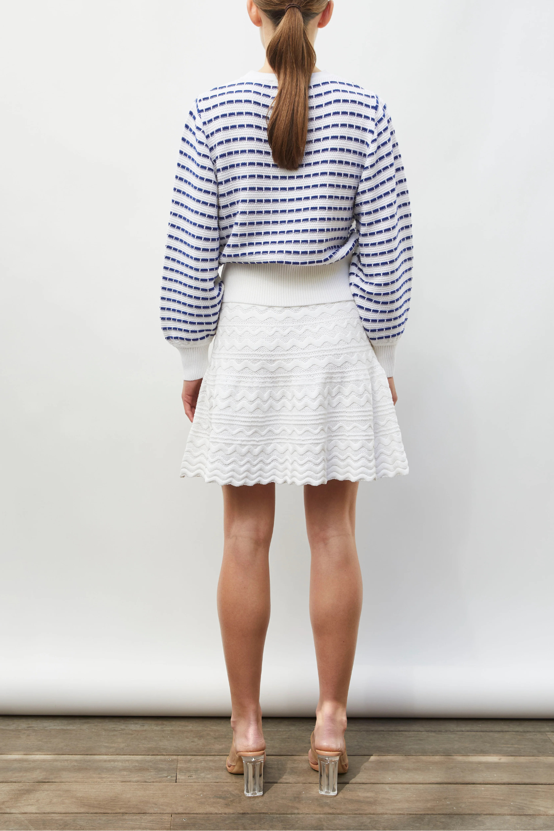 Naeva blue Stripe Sweater