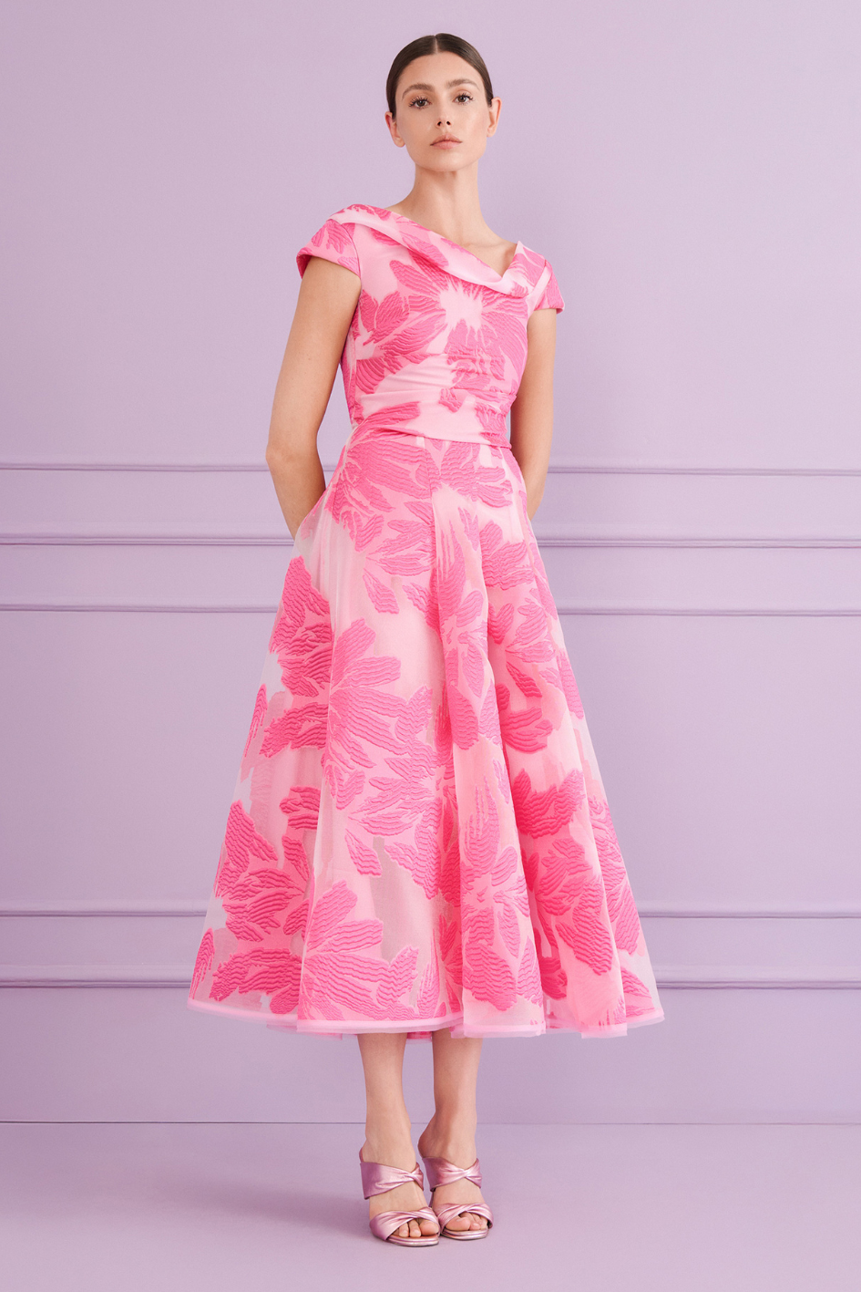 Midi Kobold Dress with Floral Notes