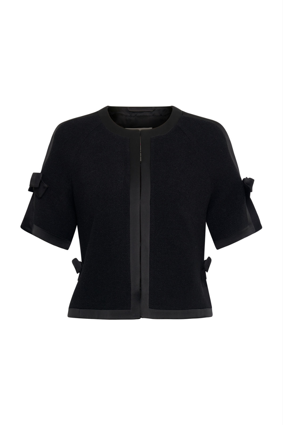 Small Evening Jacket made of Bouclé and Satin