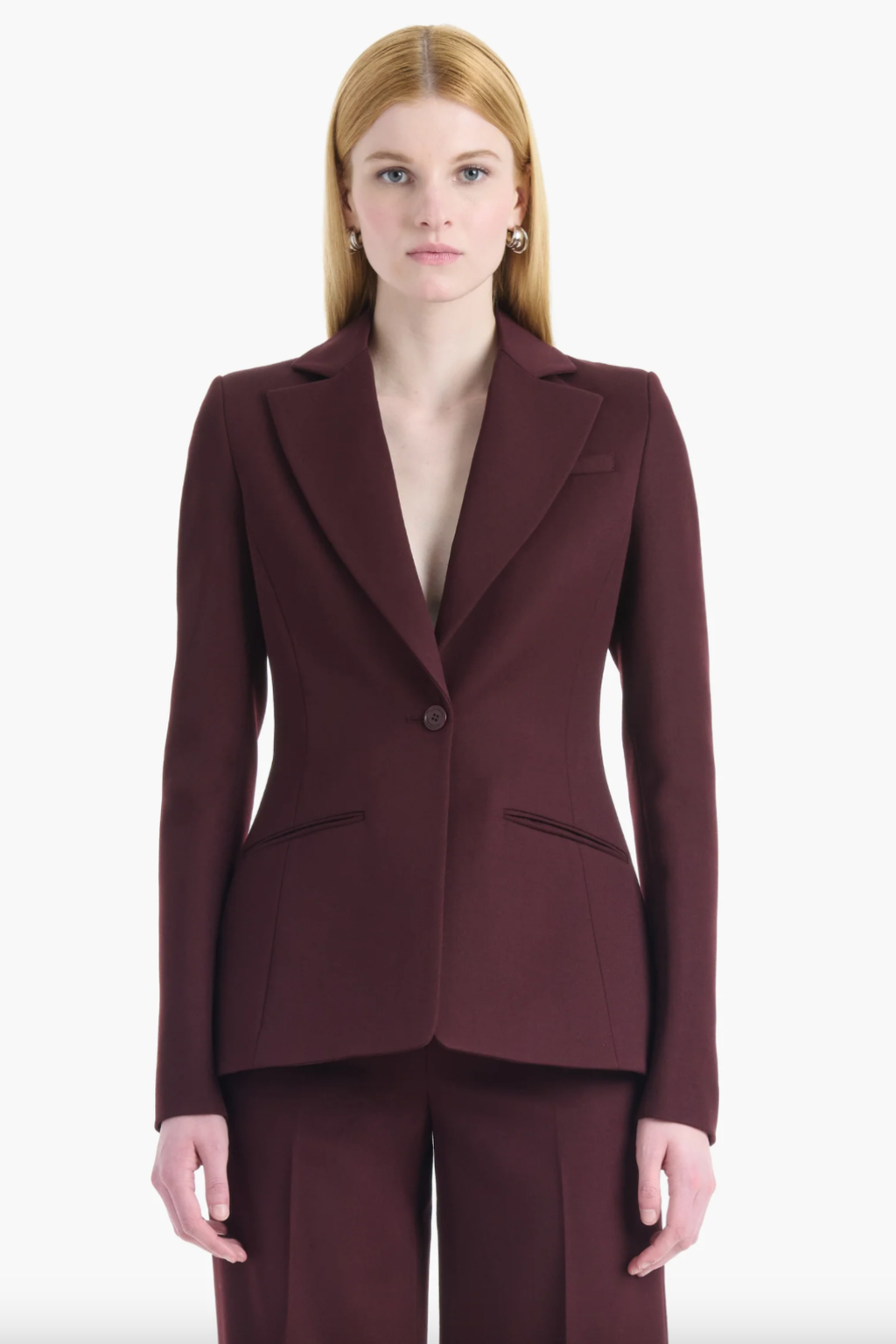 Acacia Jacket in Deep Cherry
