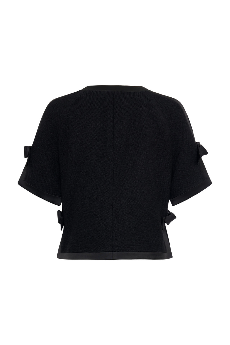 Small Evening Jacket made of Bouclé and Satin