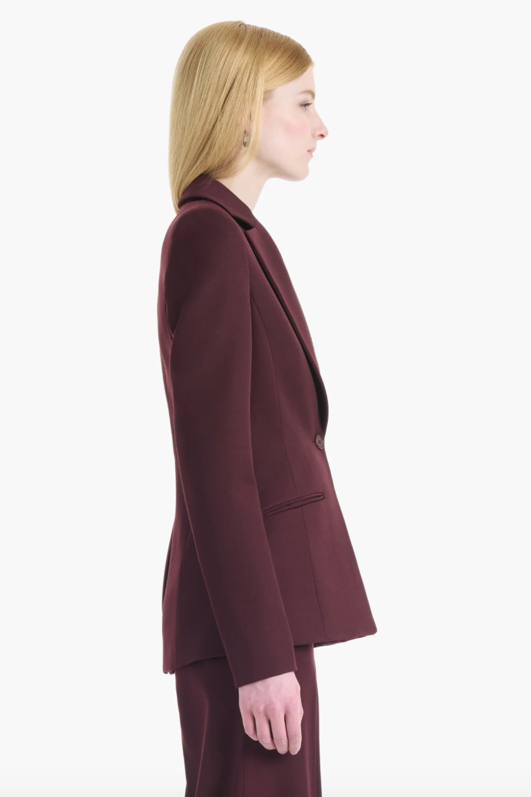 Acacia Jacket in Deep Cherry