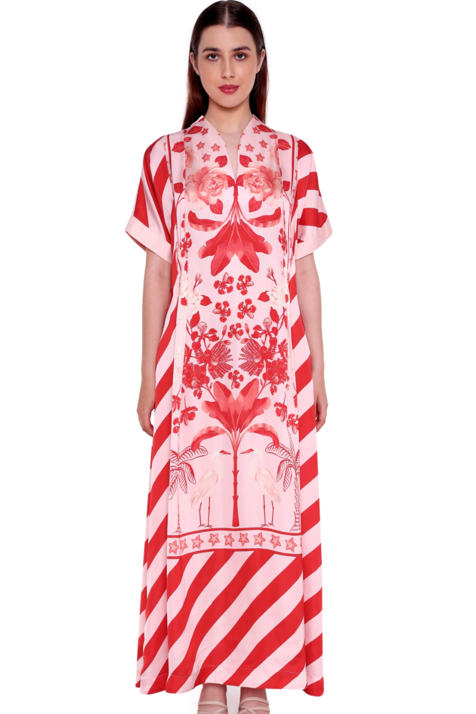 Hand Pleated Kaftan Dress