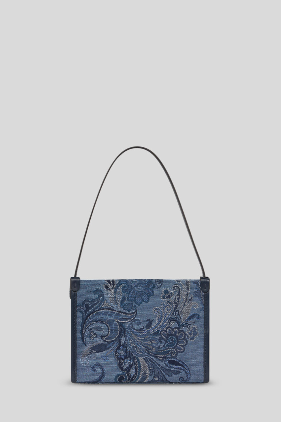 Jacquard Denim Pouch